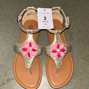 Covergirls sandals size 2